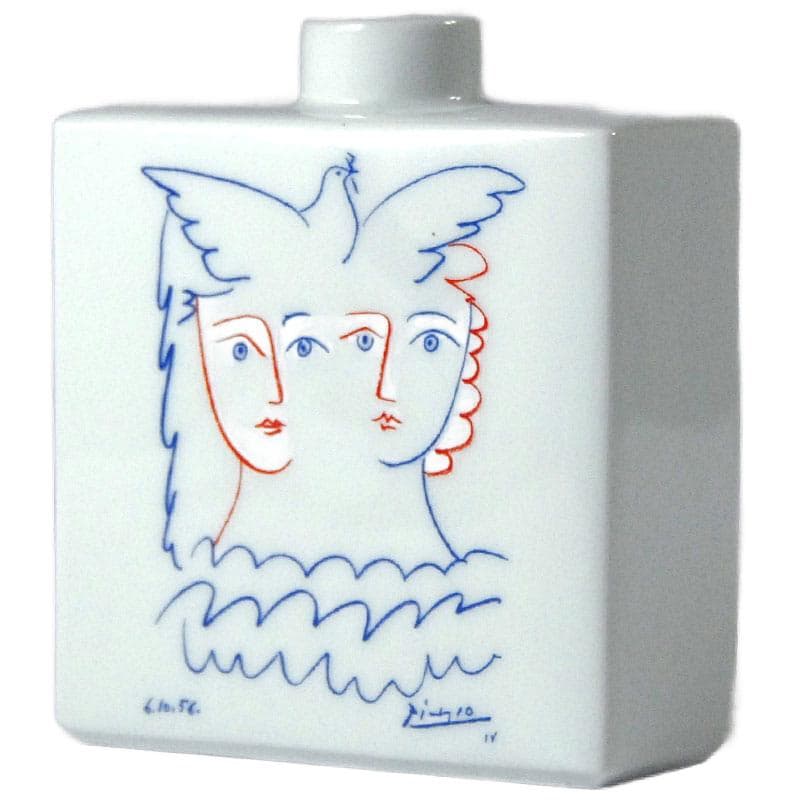 Porcelanowy wazon z motywem Picassa, Marc de Ladoucette, Francja, lata 50. - 5556