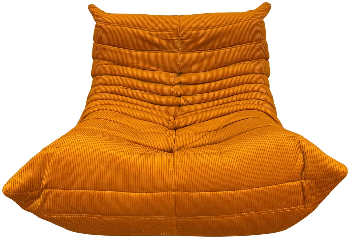 Fotel wypoczynkowy Togo, cord złoty nawłociowy