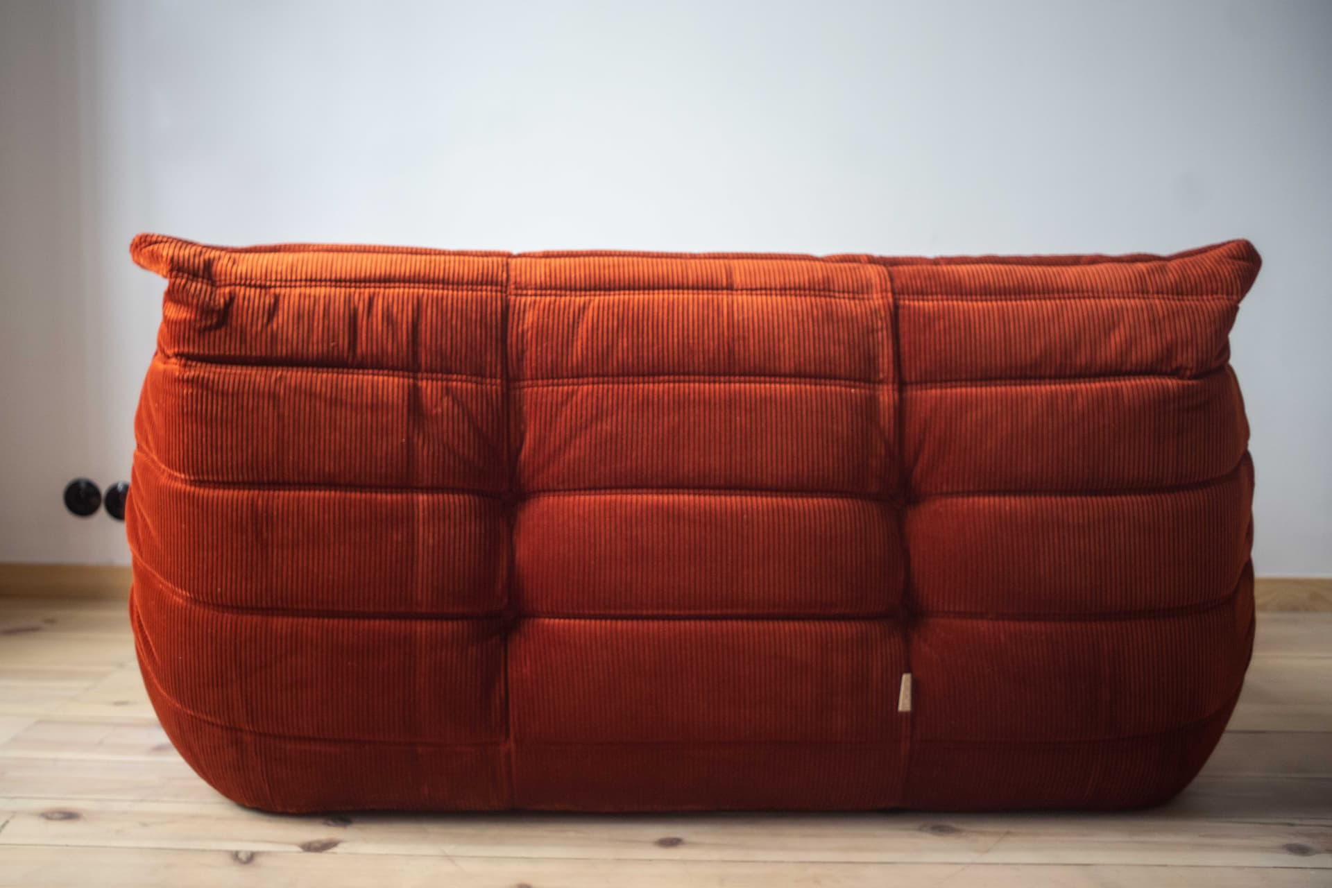 Sofa Togo dwuosobowa, cord bursztyn - 390837