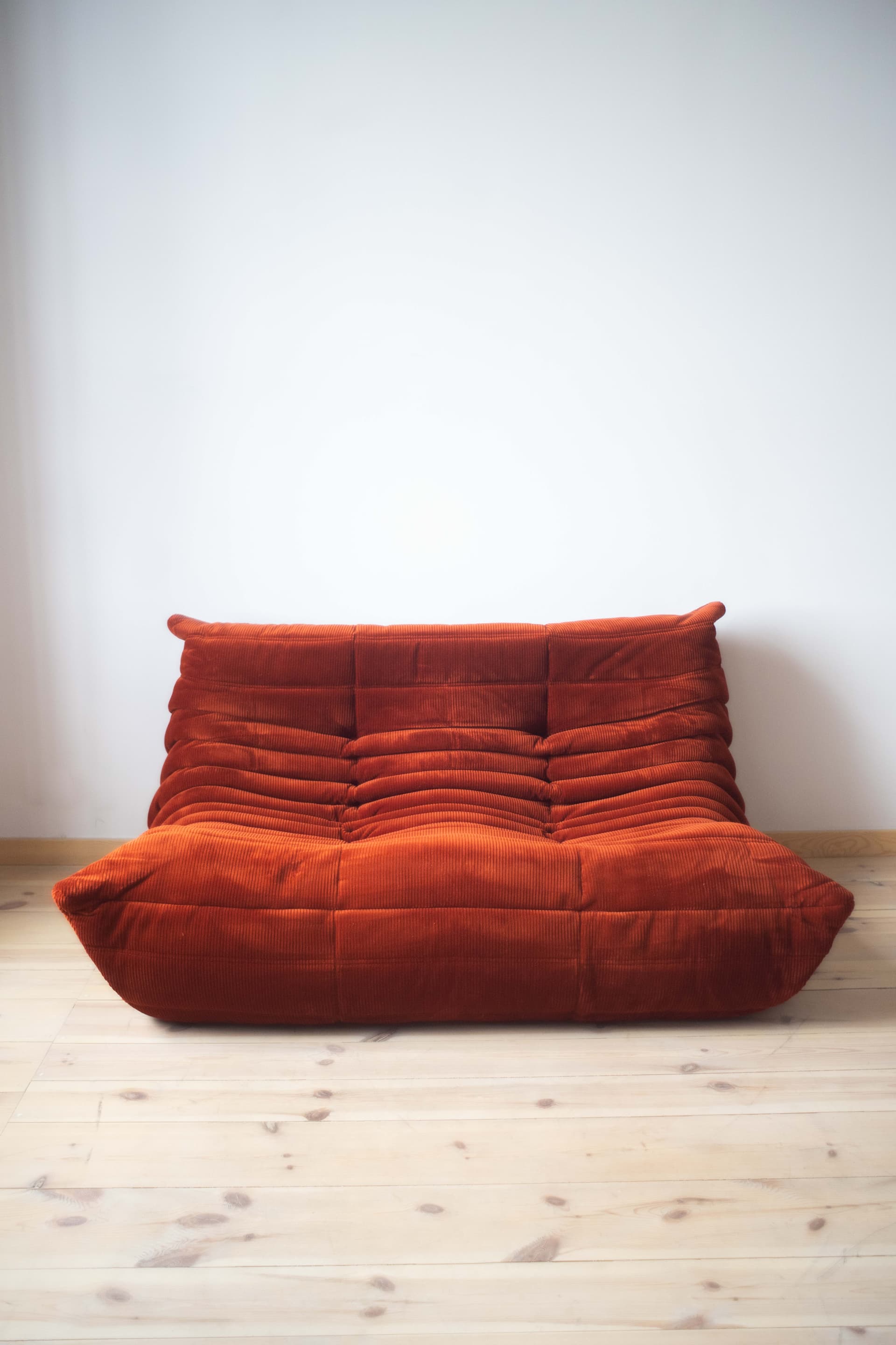 Sofa Togo dwuosobowa, cord bursztyn - 390836