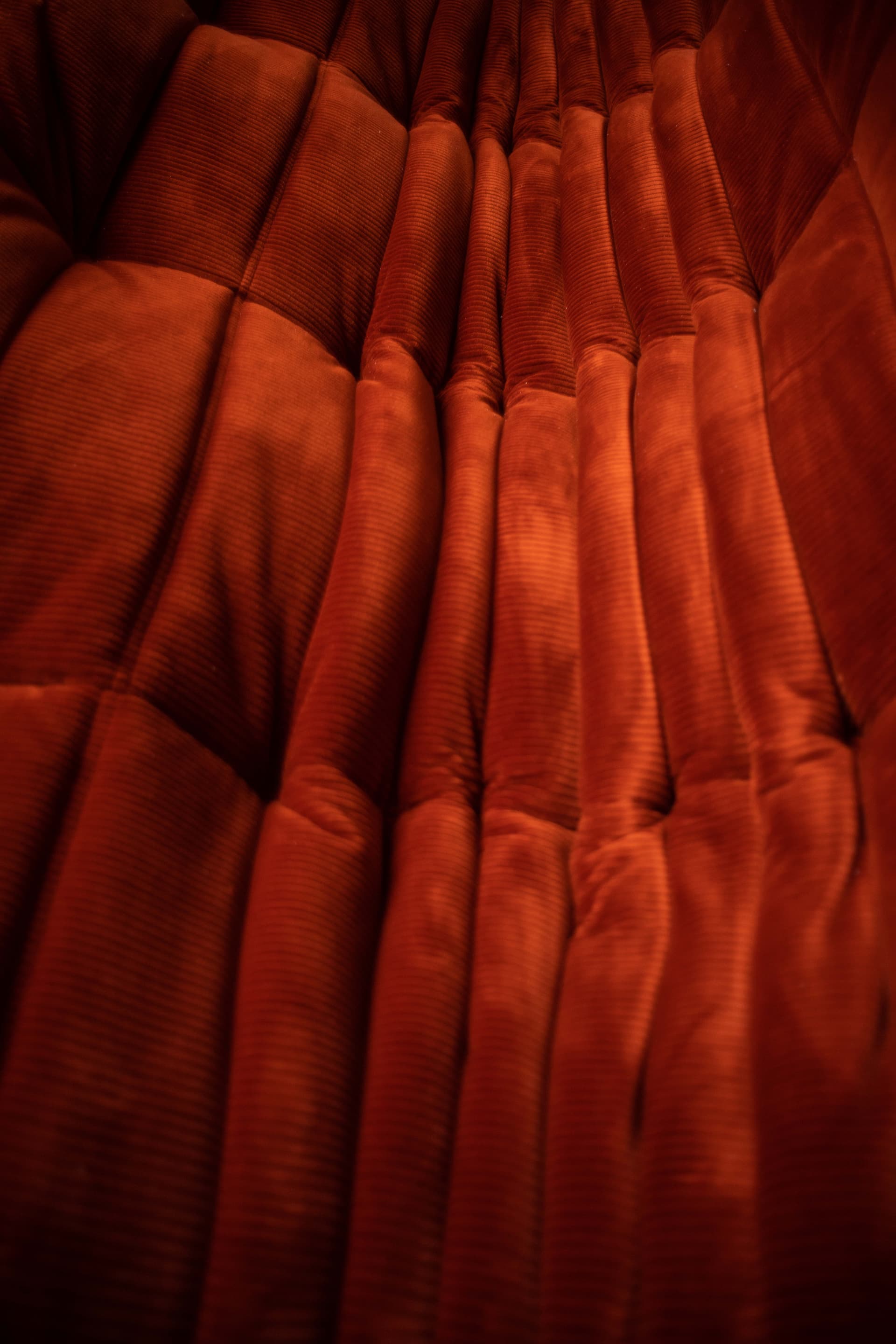Sofa Togo trzyosobowa, cord bursztyn - 390820