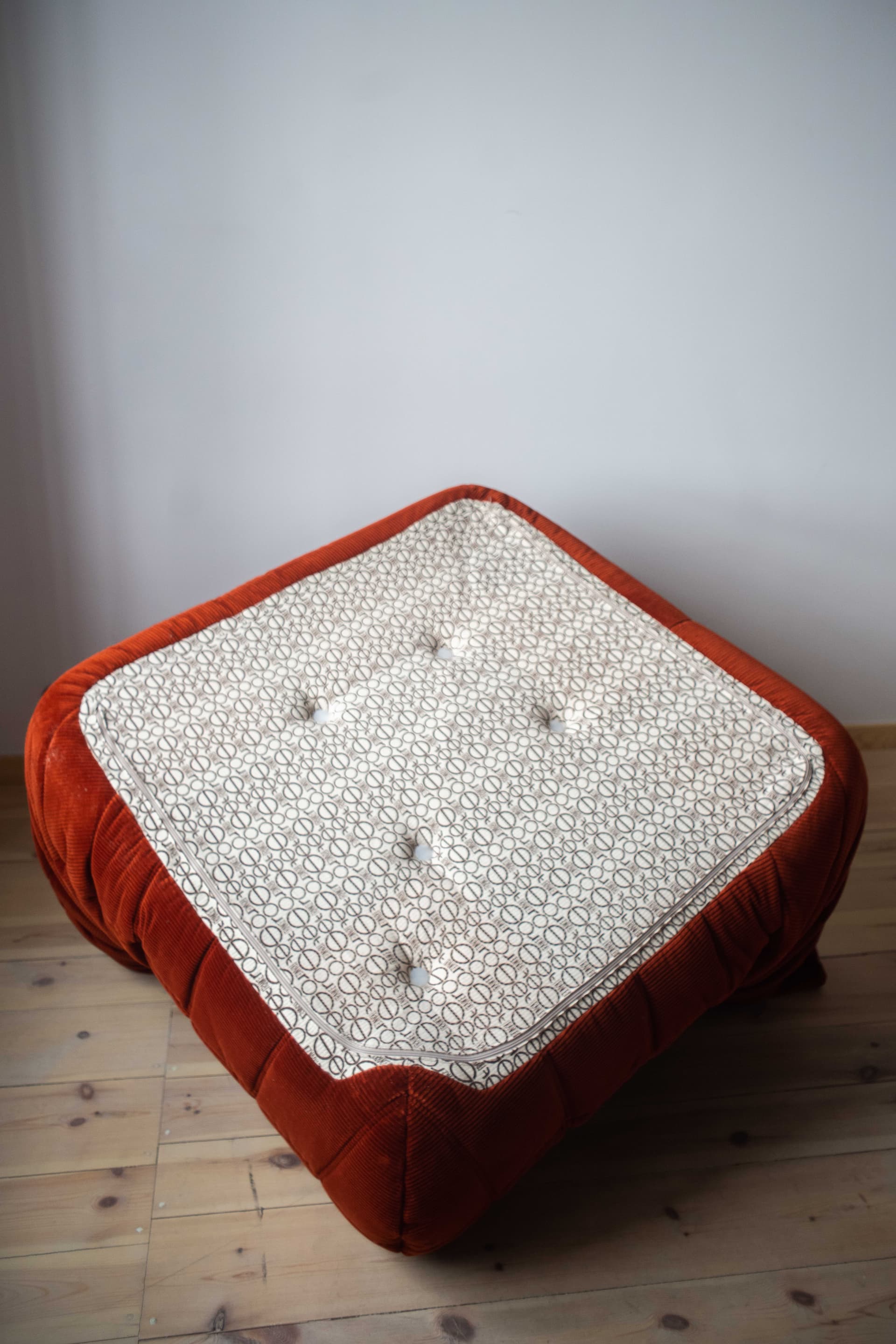 Narożnik Togo, cord bursztyn - 390786