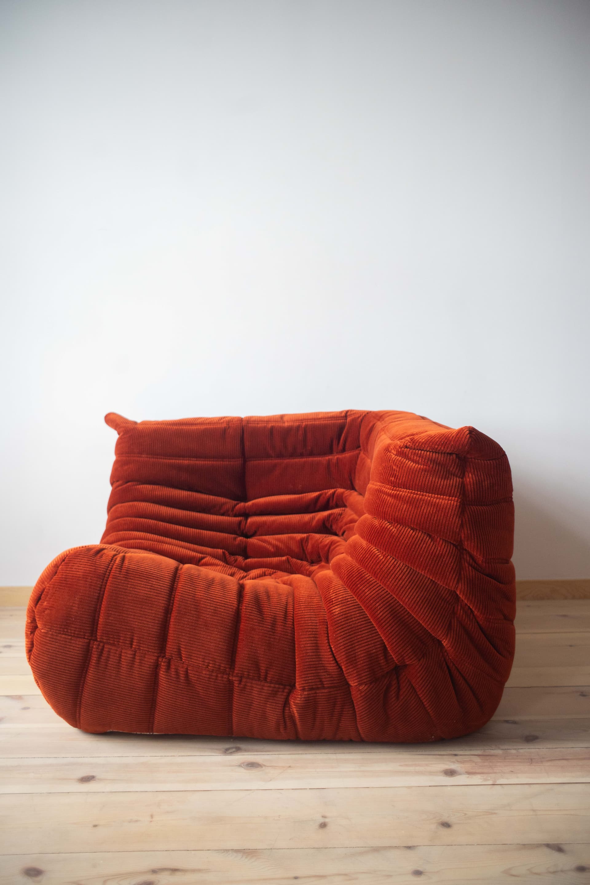 Narożnik Togo, cord bursztyn - 390789