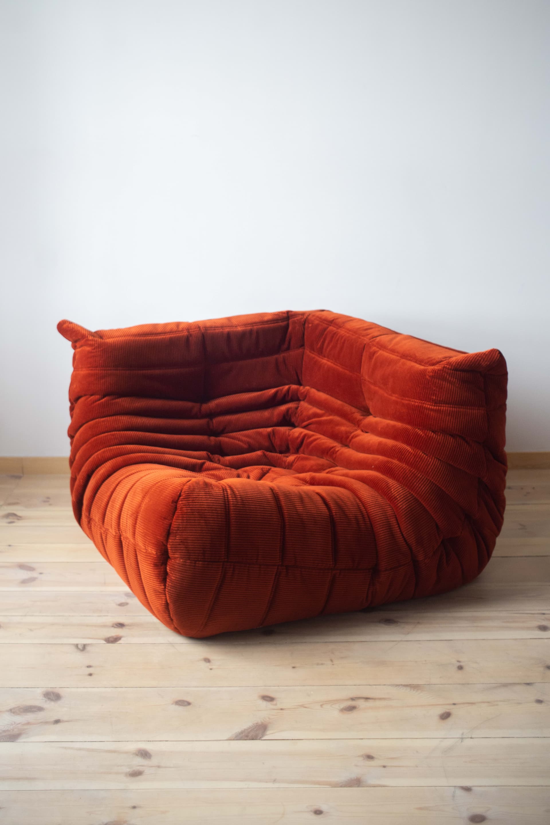 Narożnik Togo, cord bursztyn - 390785