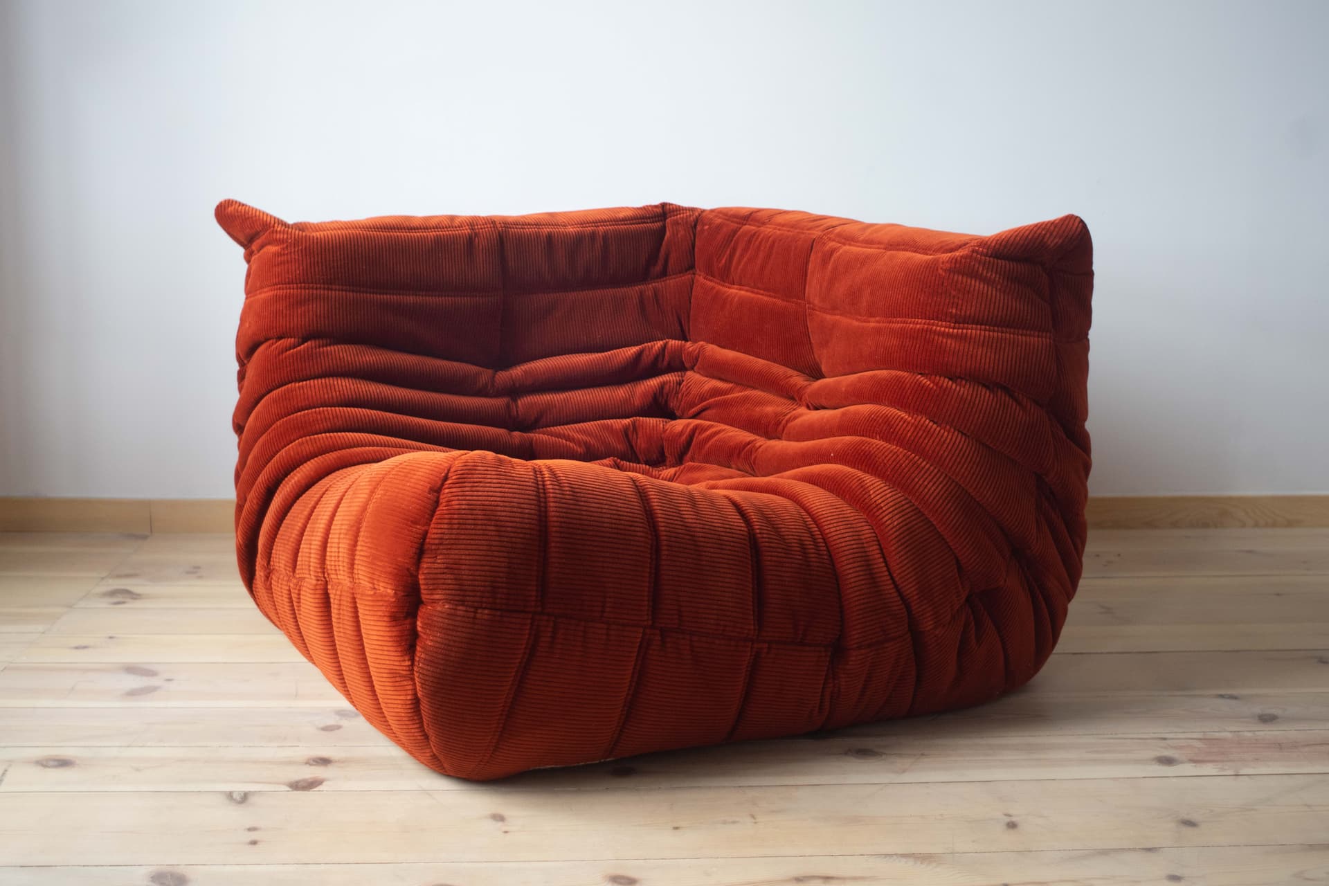 Narożnik Togo, cord bursztyn - 390790