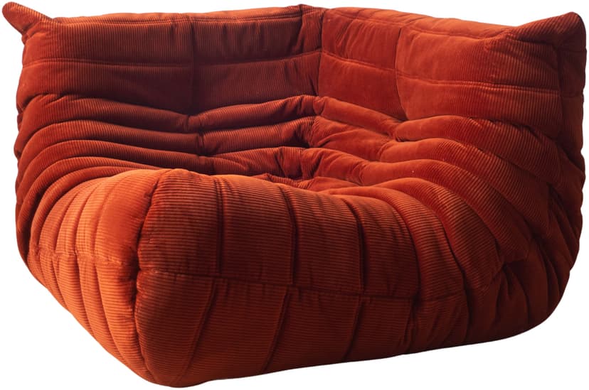 Narożnik Togo, cord bursztyn