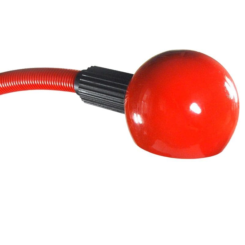 Czerwona lampa biurkowa, Stilplast, Włochy, lata 80. - 5526