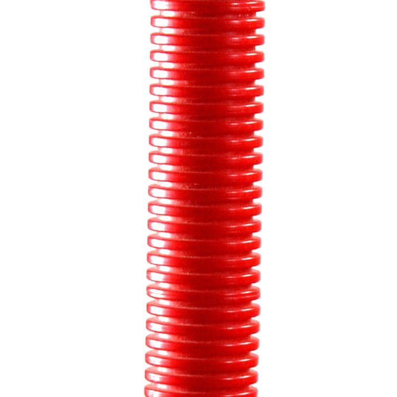 Czerwona lampa biurkowa, Stilplast, Włochy, lata 80. - 5531