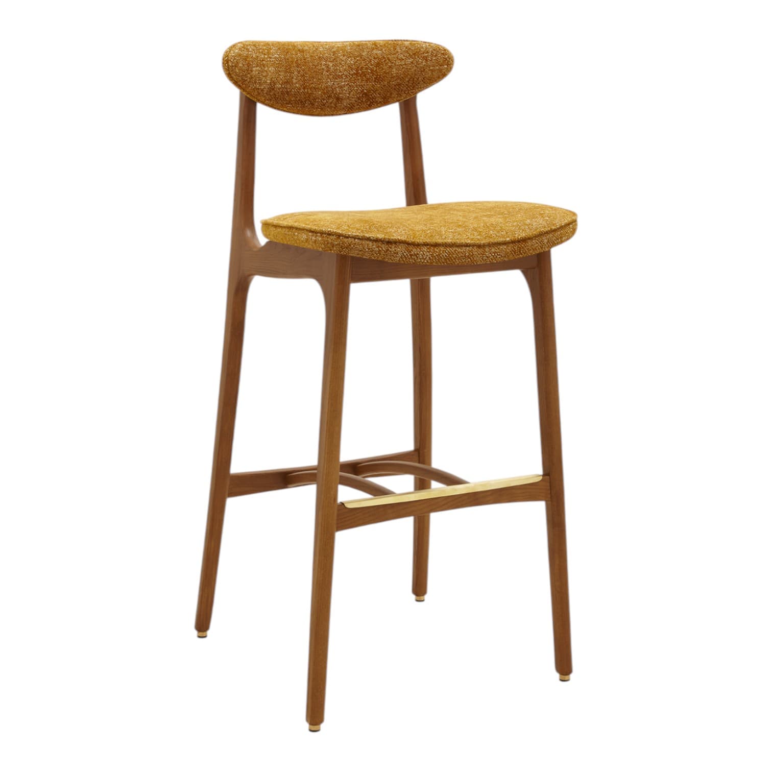 Krzesło barowe 200-190 M/75 Marble Mustard, jesion 03 Dark, 366 Concept