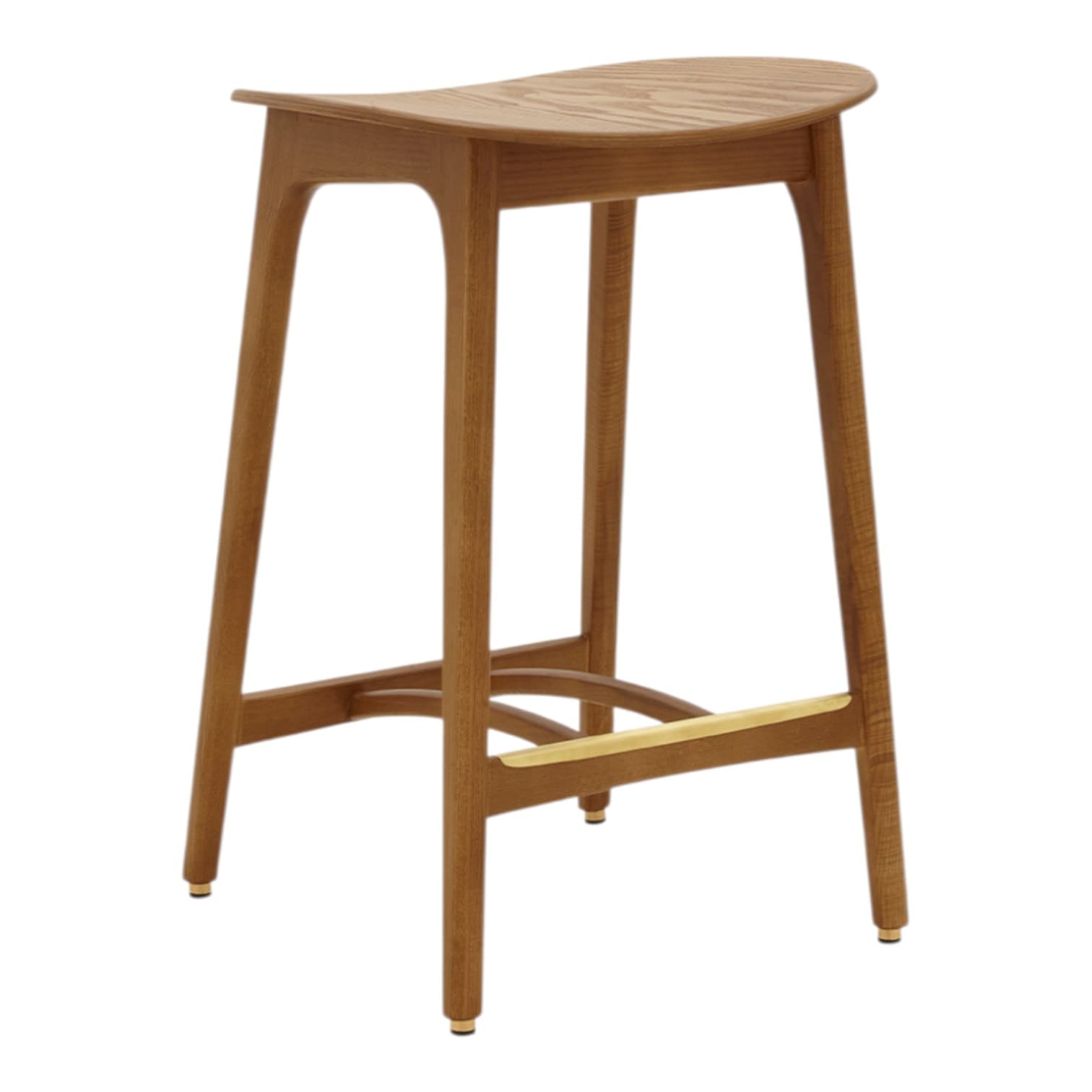 Stołek barowy 200-190 S/65 Timber, jesion brązowy 03 Dark, proj. R. Hałas, 366 Concept