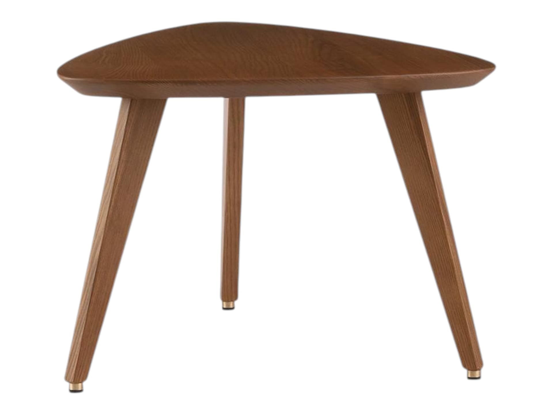 Triangular coffee table oak 55x55x38 cm brown, 366 Concept