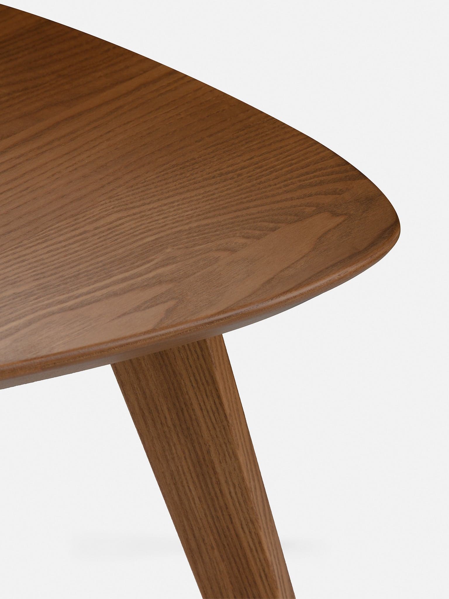 Triangular coffee table oak 55x55x38 cm brown, 366 Concept - 65087