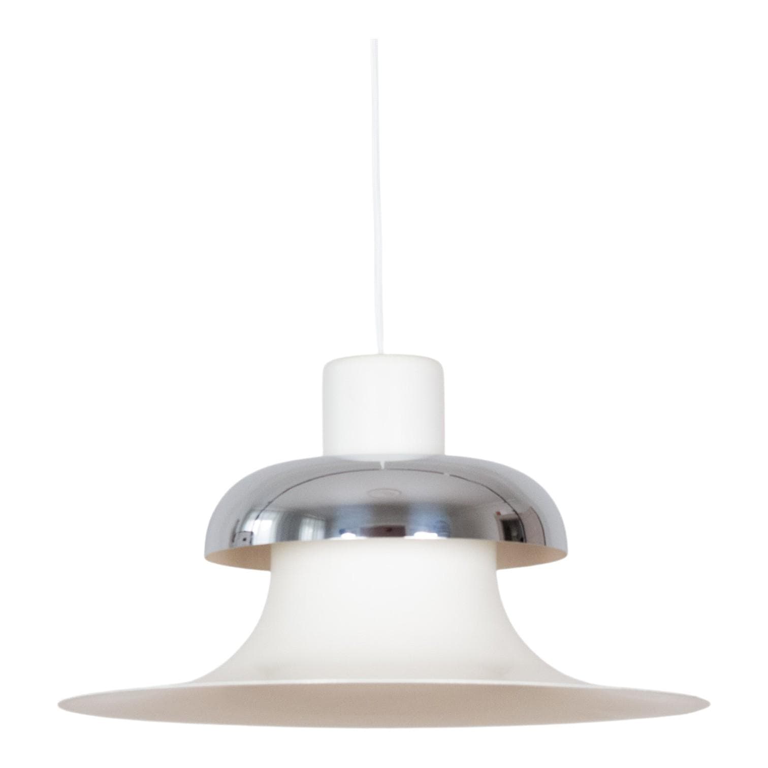 Ivory White Aluminum PH 4/3 Pendant Lamp, by P. Henningsen for Louis Poulsen, Denmark, 1960s - 99629
