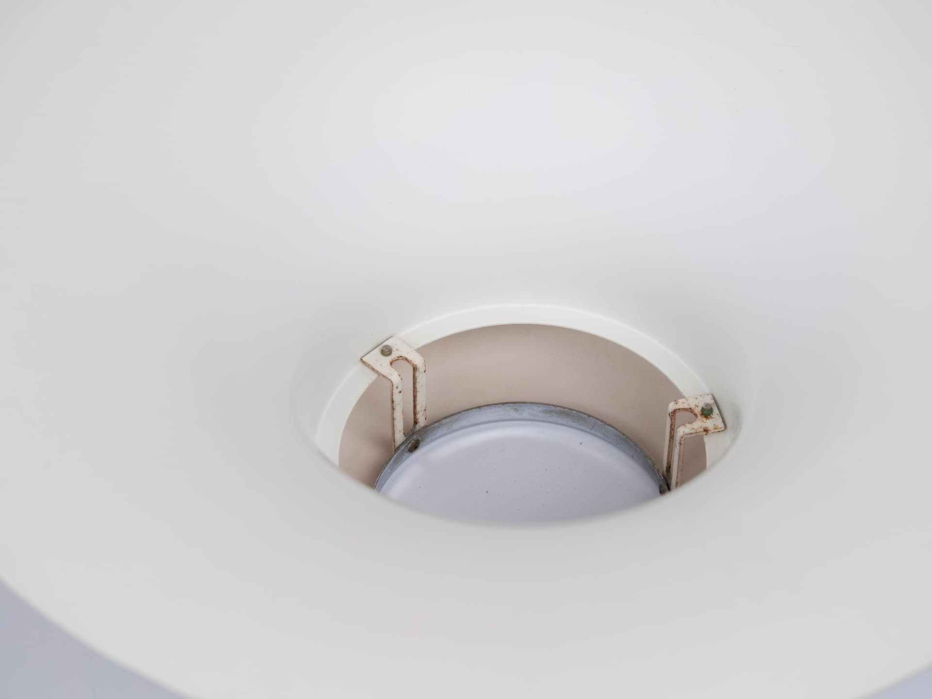 Ivory White Aluminum PH 4/3 Pendant Lamp, by P. Henningsen for Louis Poulsen, Denmark, 1960s - 65132