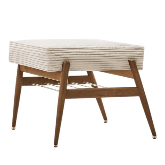 Podnóżek Fox, Cord Creme, jesion 03 Dark, 366 Concept - WYMIARY