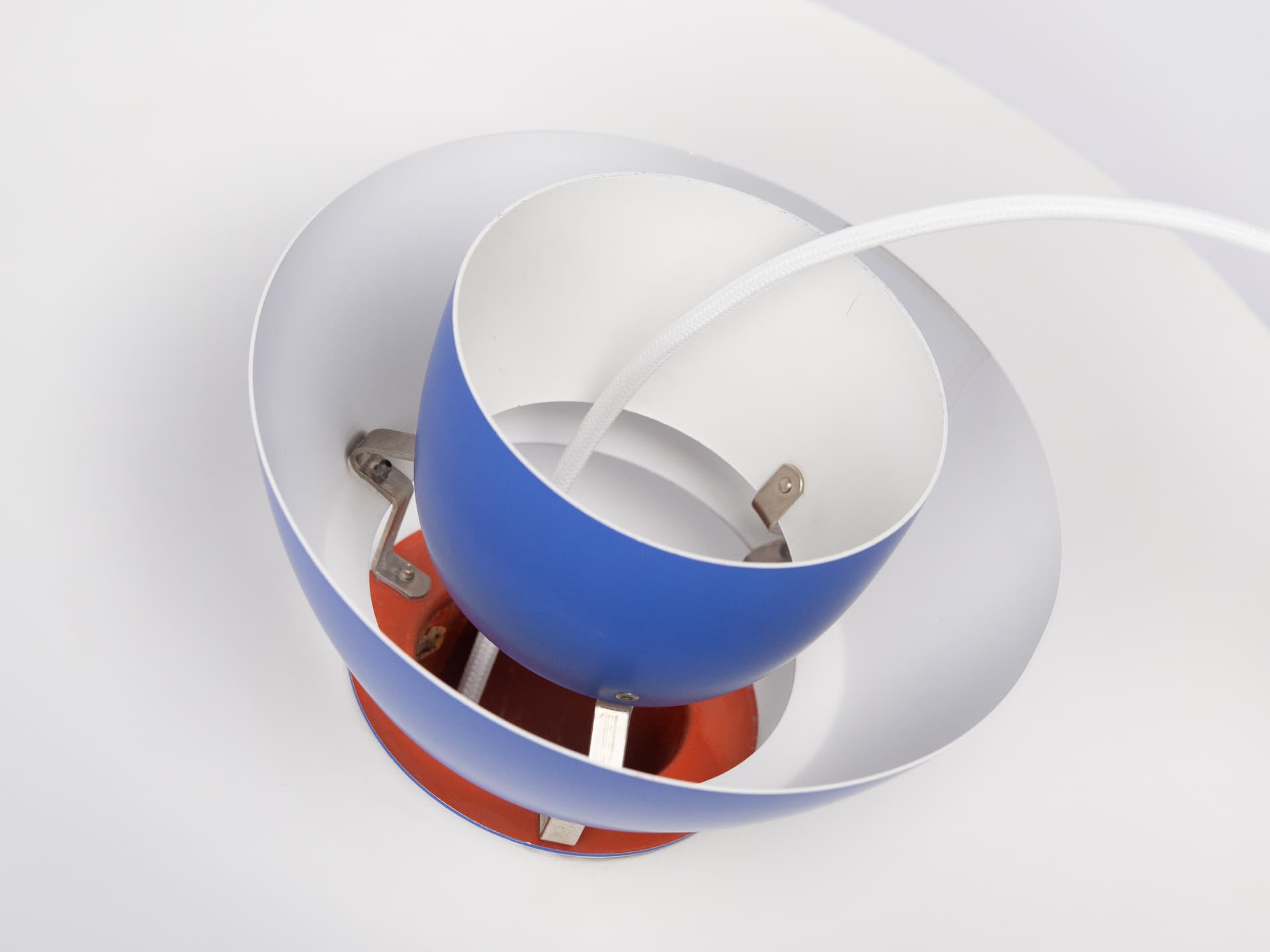 Ivory White Aluminum PH 4/3 Pendant Lamp, by P. Henningsen for Louis Poulsen, Denmark, 1960s - 65243