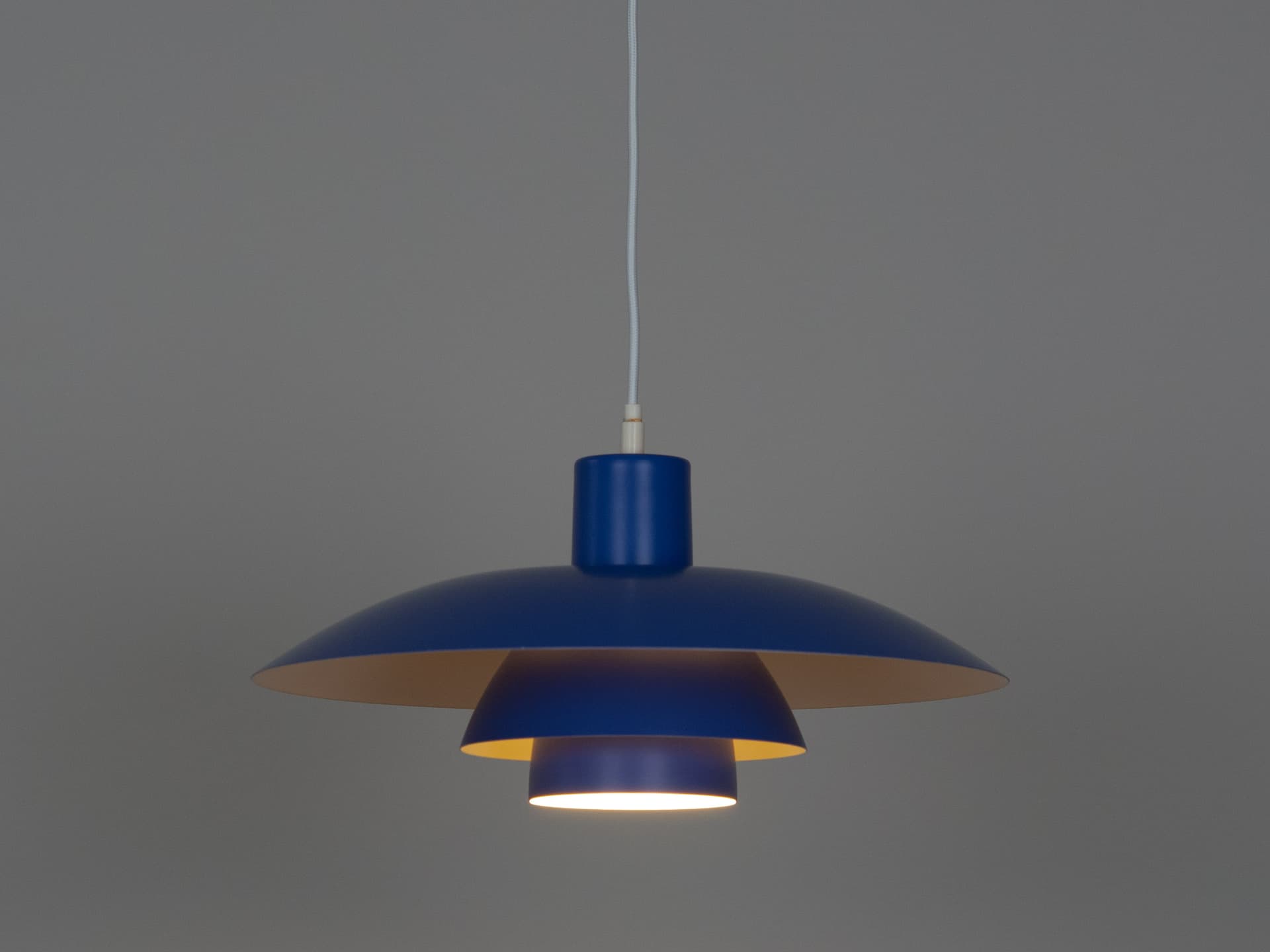Ivory White Aluminum PH 4/3 Pendant Lamp, by P. Henningsen for Louis Poulsen, Denmark, 1960s - 65238