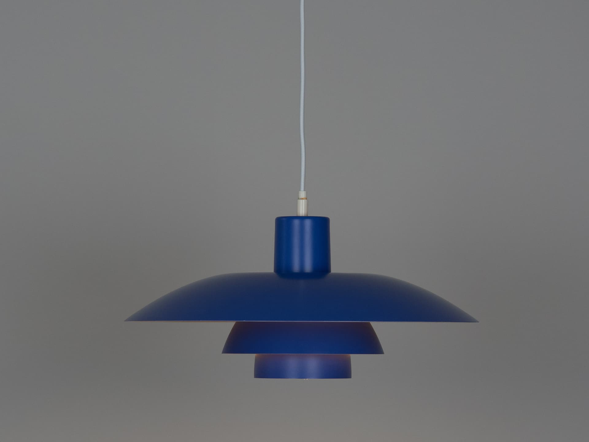 Ivory White Aluminum PH 4/3 Pendant Lamp, by P. Henningsen for Louis Poulsen, Denmark, 1960s - 65237