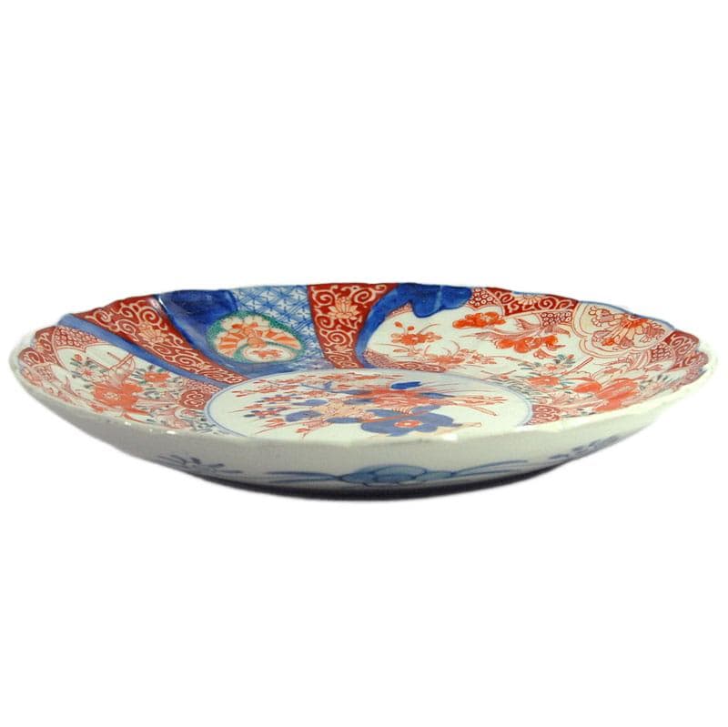 Wielobarwna patera Imari, Japonia, przełom XIX/XX w. - 5583