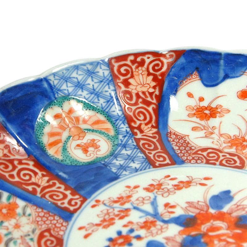Wielobarwna patera Imari, Japonia, przełom XIX/XX w. - 5584