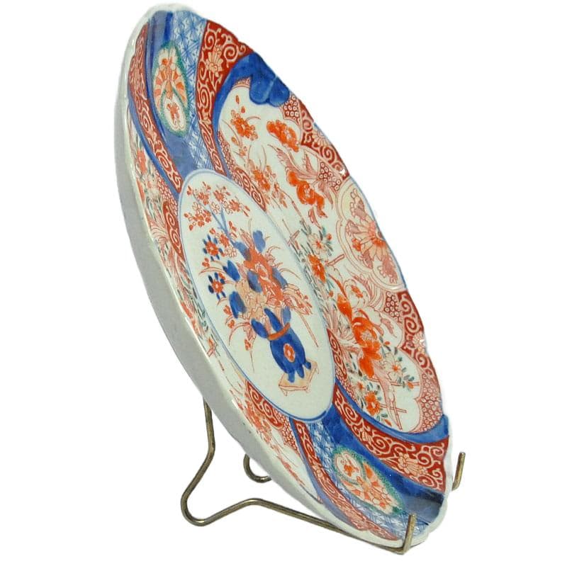 Wielobarwna patera Imari, Japonia, przełom XIX/XX w. - 5588