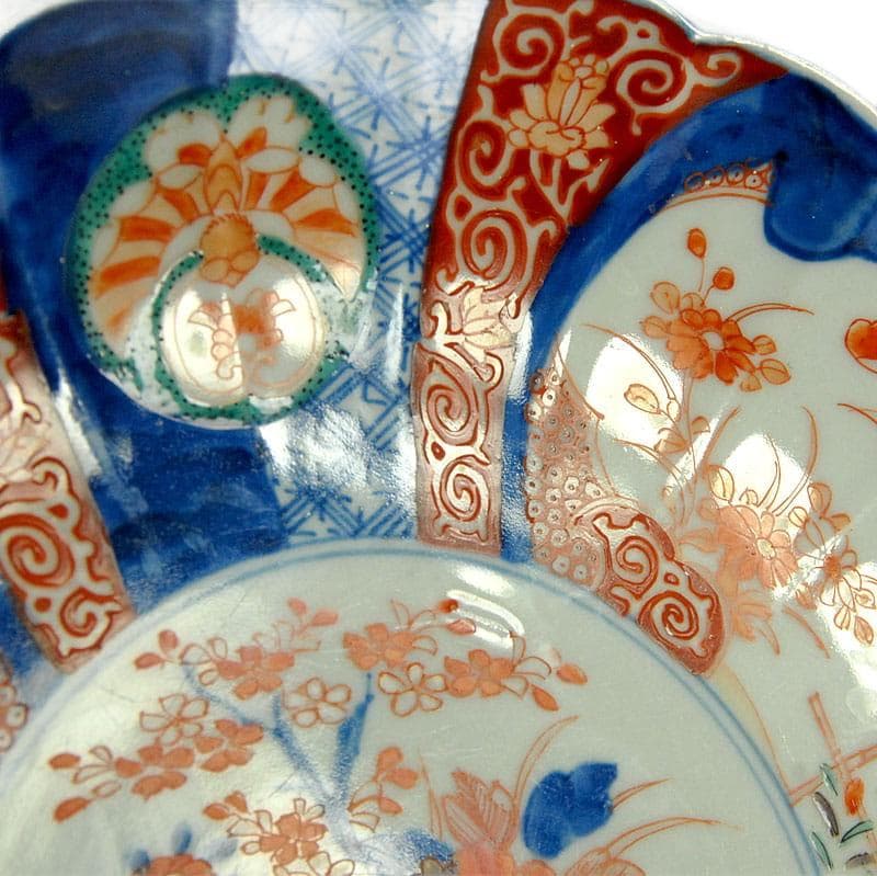Wielobarwna patera Imari, Japonia, przełom XIX/XX w. - 5589