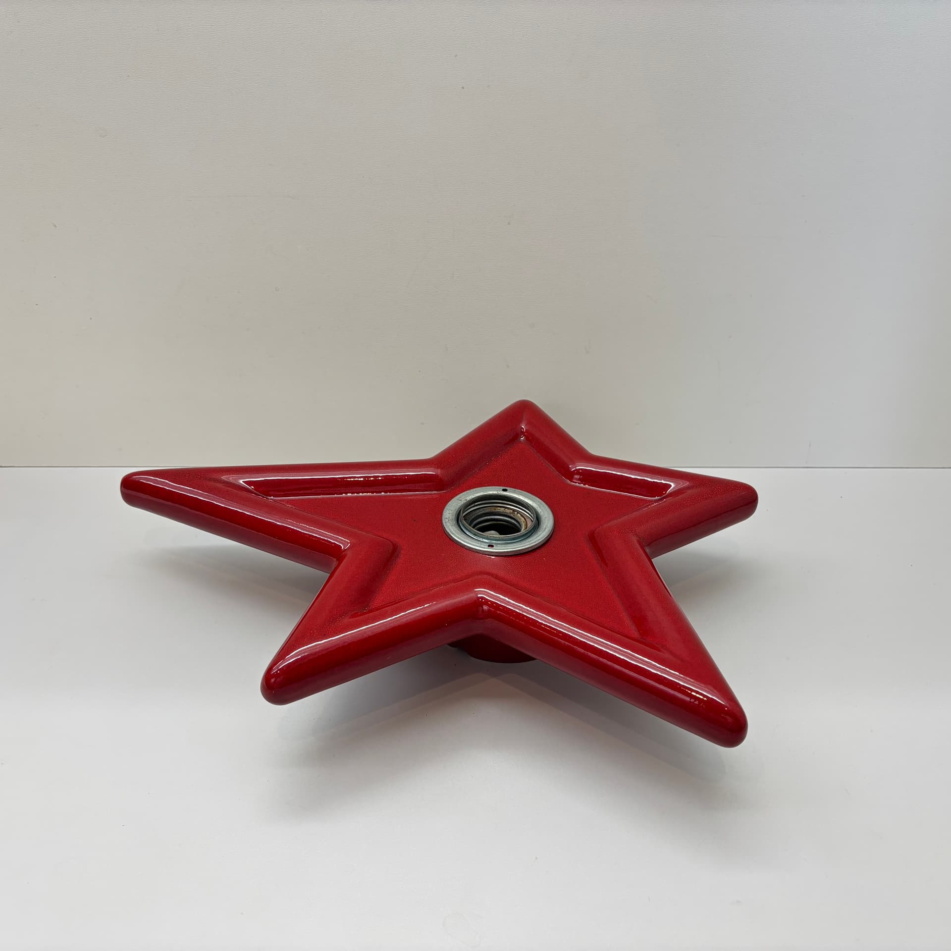 Kinkiet, PAN, czerwony, ceramika, Niemcy, lata 70. - 65386