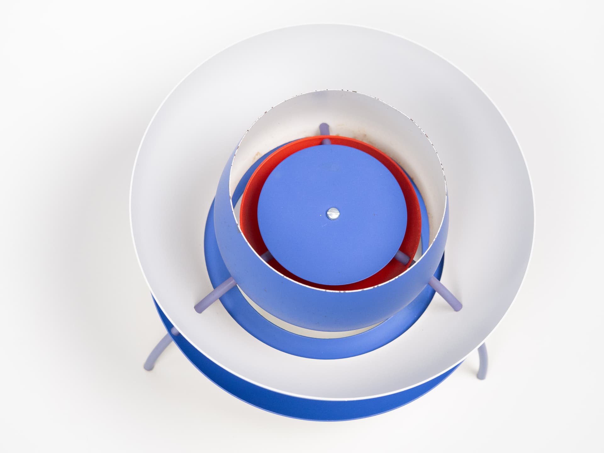 Red Aluminum PH 5 Pendant Lamp, by P. Henningsen for Louis Poulsen, Denmark, 1990s - 65600