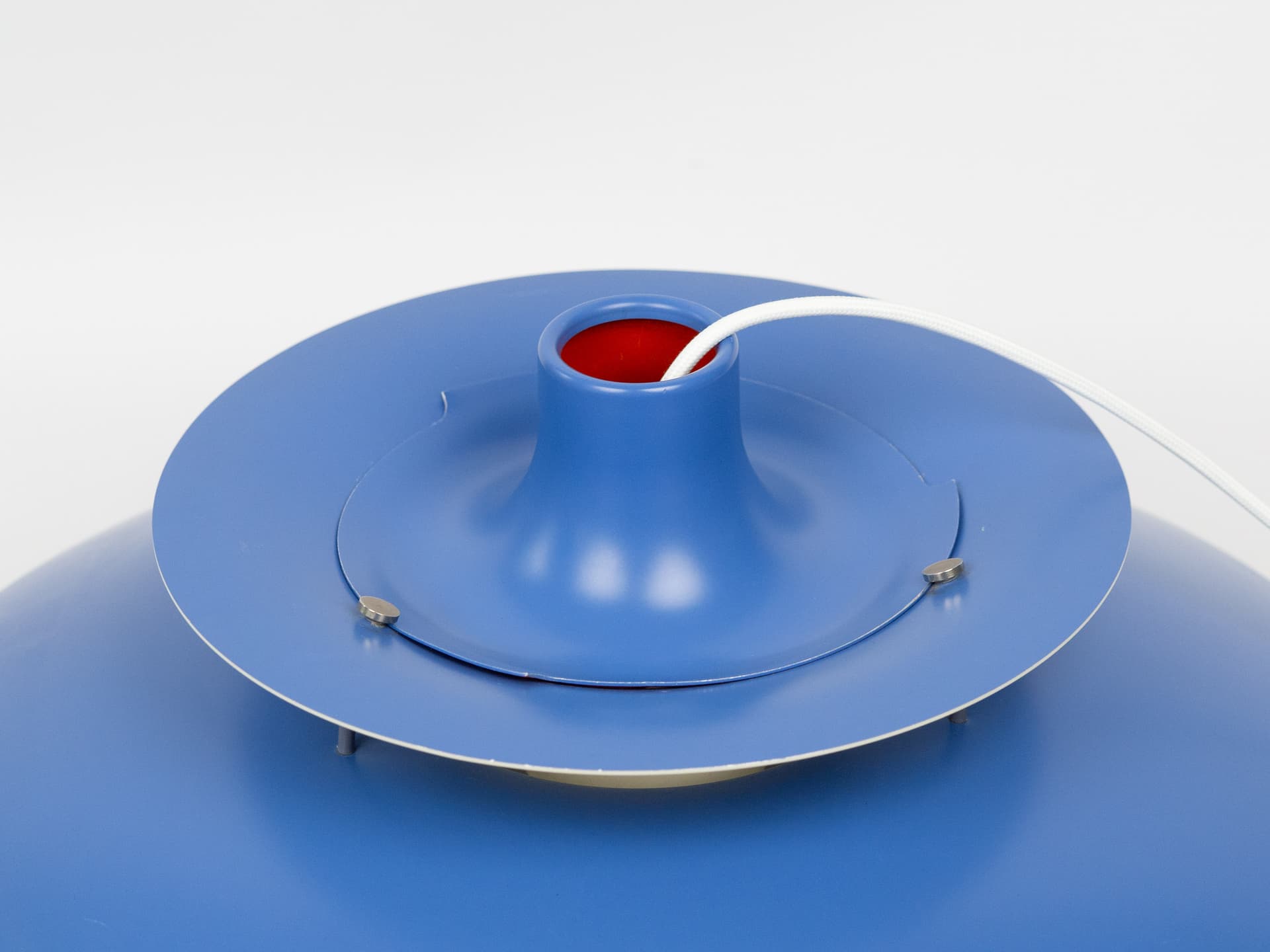 Red Aluminum PH 5 Pendant Lamp, by P. Henningsen for Louis Poulsen, Denmark, 1990s - 65596