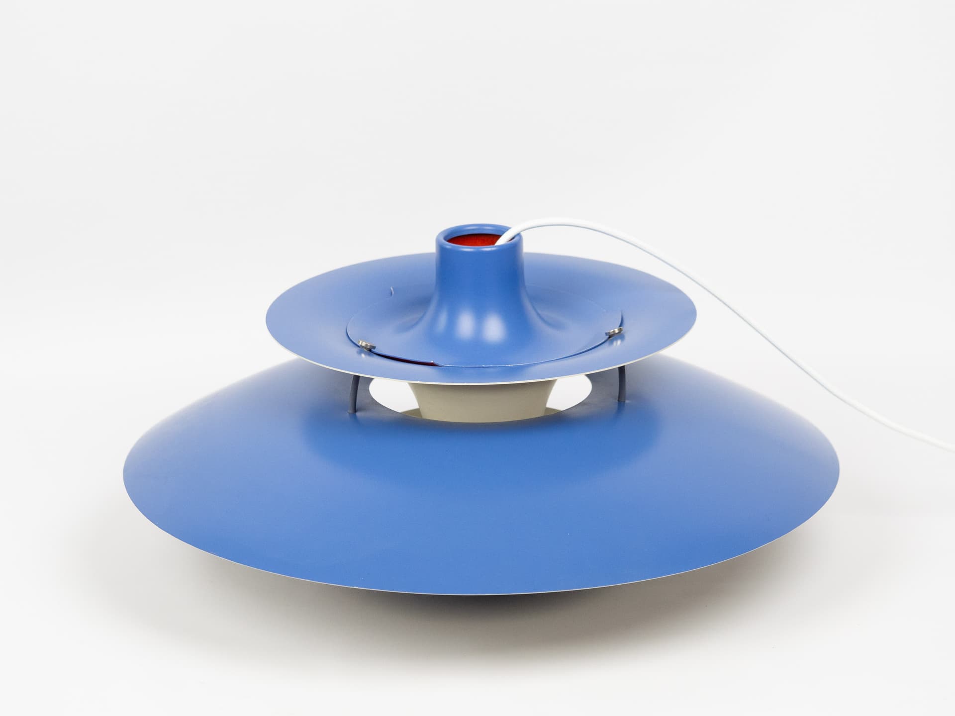 Red Aluminum PH 5 Pendant Lamp, by P. Henningsen for Louis Poulsen, Denmark, 1990s - 65594