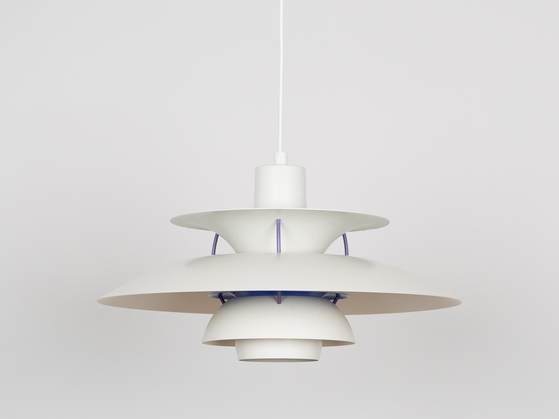 Red Aluminum PH 5 Pendant Lamp, by P. Henningsen for Louis Poulsen, Denmark, 1990s - 65620