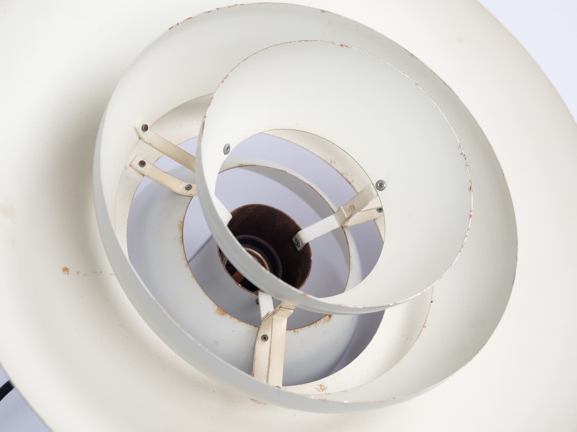 Pink Aluminum Facet Pop Pendant Lamp, by L. Weisdorf for Lyfa, Denmark, 1970s - 65679