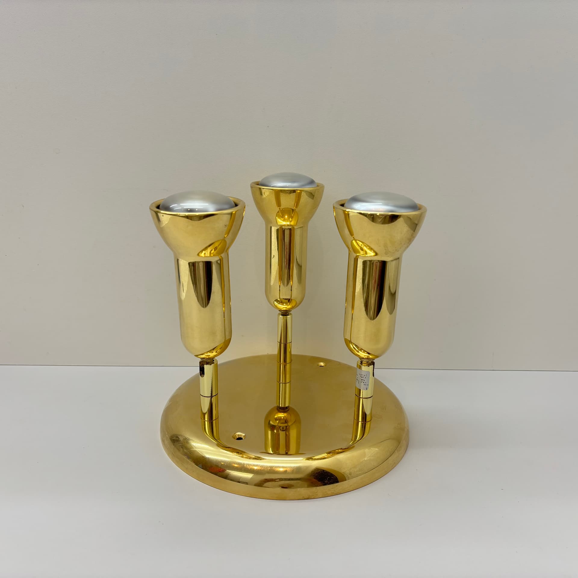 Kinkiet, złoty, mosiądz, Grossmann, Niemcy, lata 80. - 65945