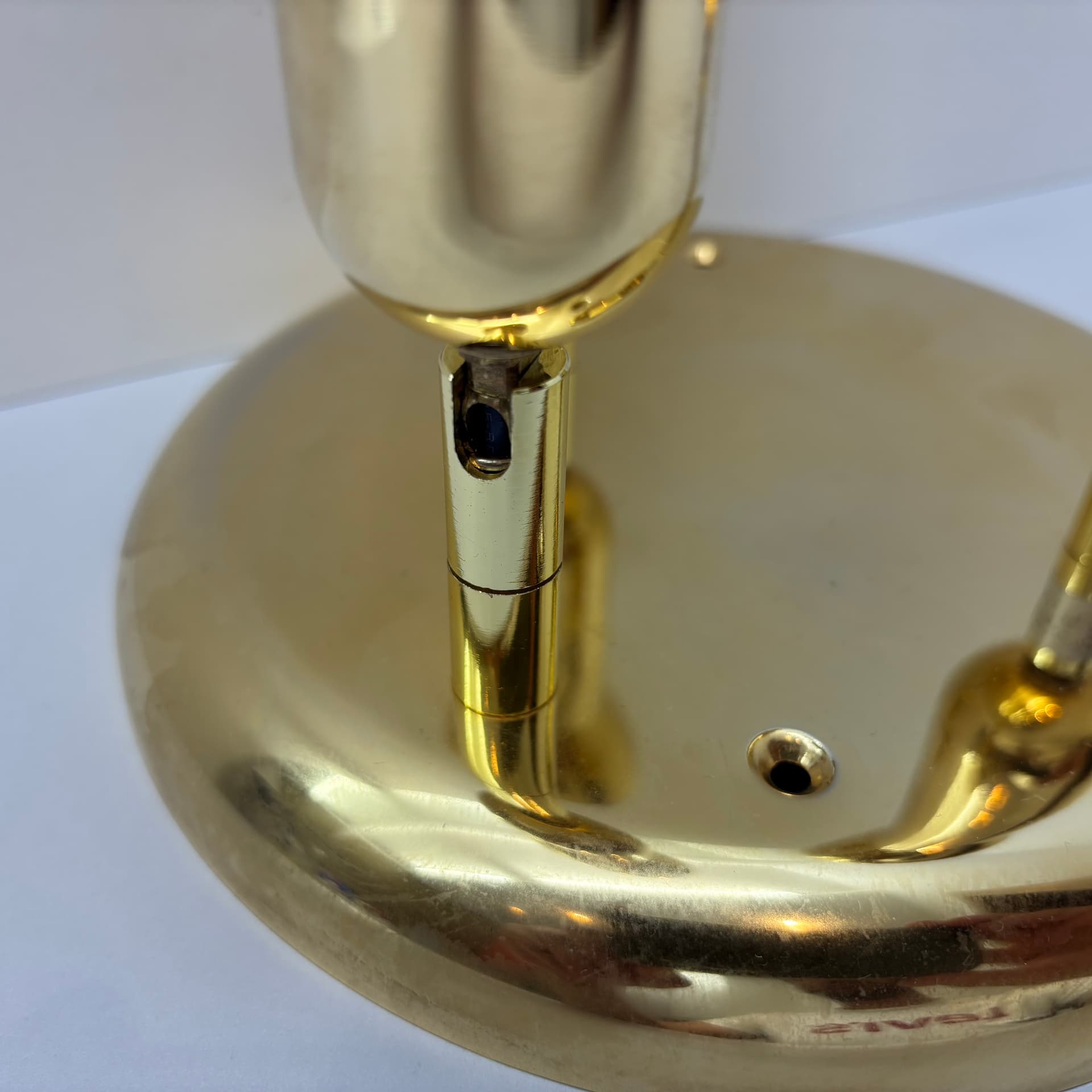 Kinkiet, złoty, mosiądz, Grossmann, Niemcy, lata 80. - 65939