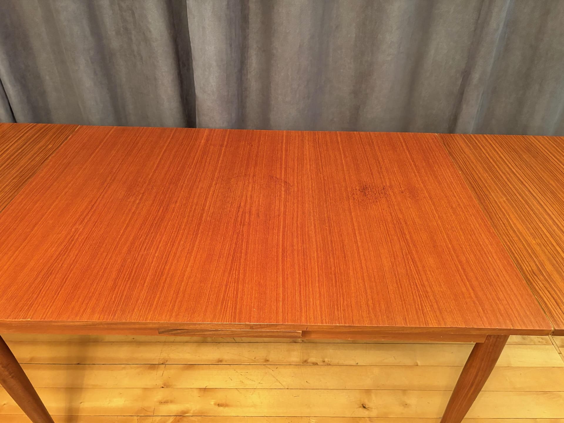 Extendable table, teak, Germany, 1960s. - 79599