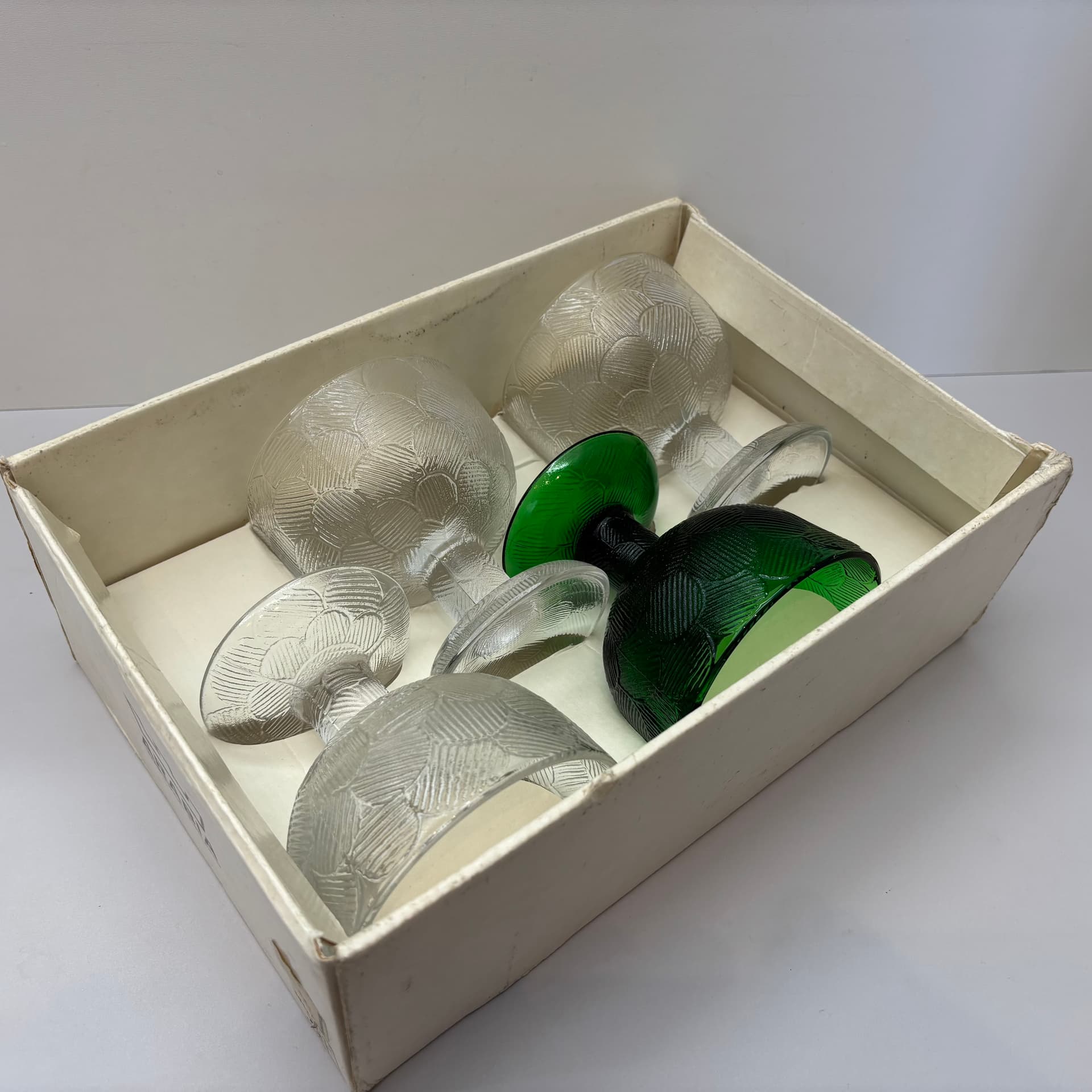 Komplet pucharków Miranda, multikolor, szkło, proj. H. Orvola, Finlandia, lata 70. - 66634