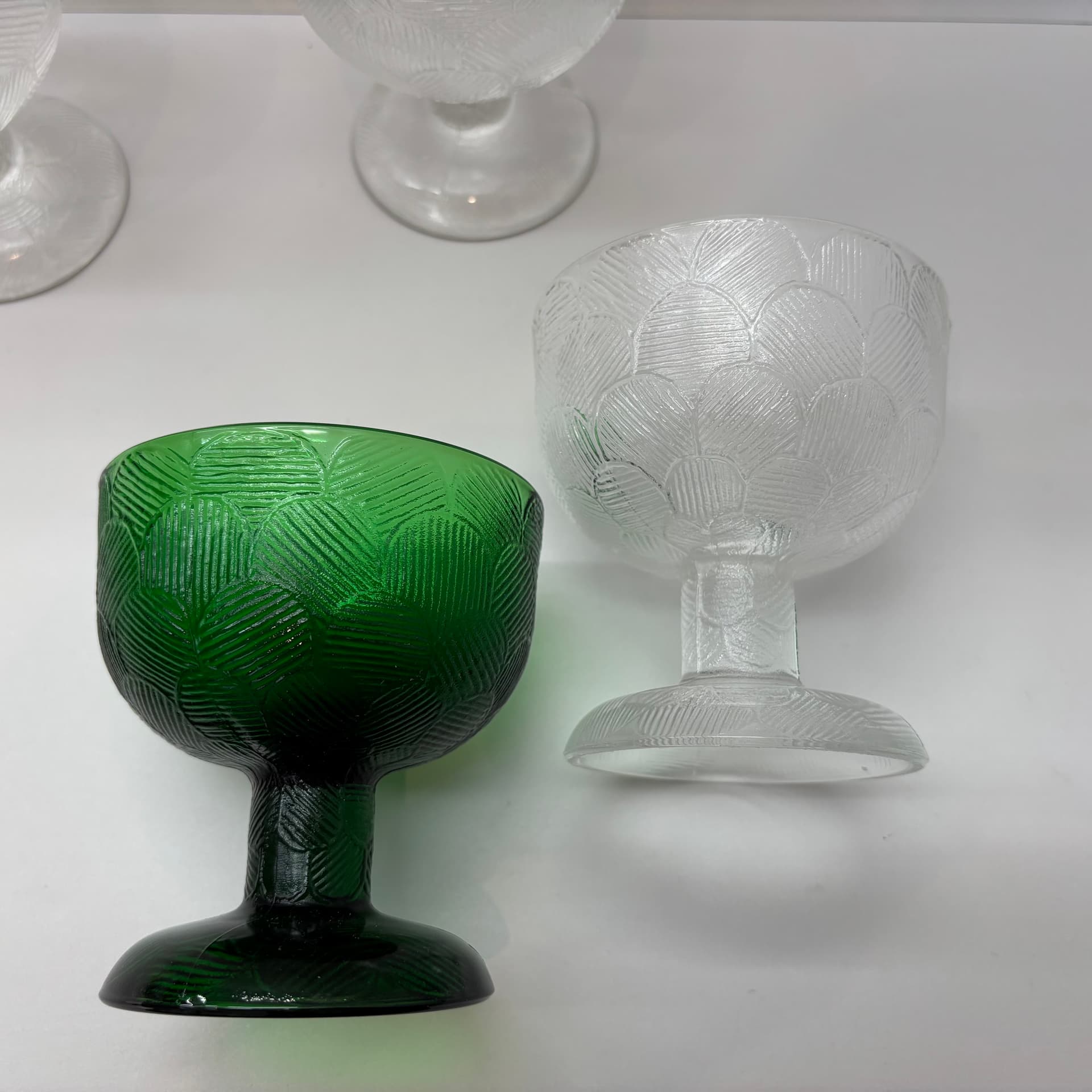 Komplet pucharków Miranda, multikolor, szkło, proj. H. Orvola, Finlandia, lata 70. - 66630