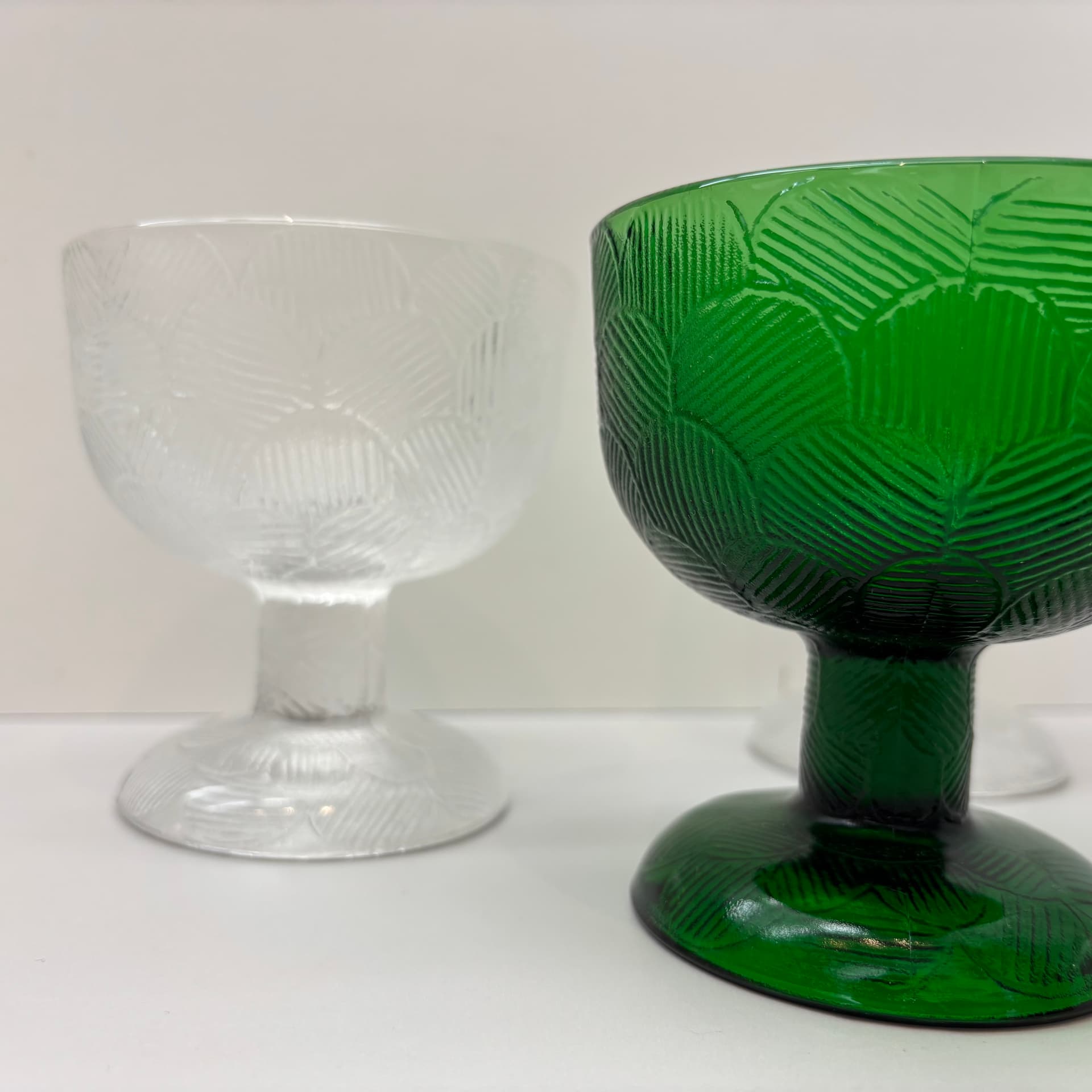 Komplet pucharków Miranda, multikolor, szkło, proj. H. Orvola, Finlandia, lata 70. - 66636