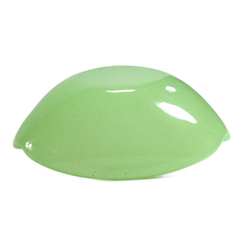 Seledynowa popielniczka opalinowa, Fratelli Ferro, Włochy, lata 60. - 5637