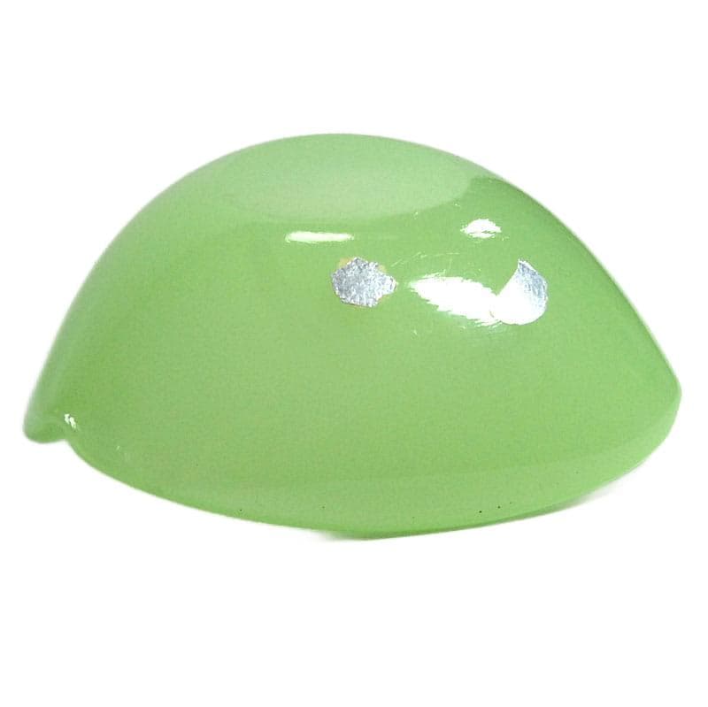 Seledynowa popielniczka opalinowa, Fratelli Ferro, Włochy, lata 60. - 5635