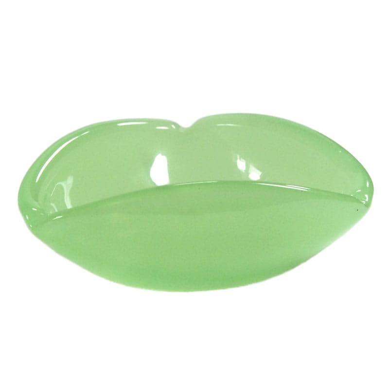 Seledynowa popielniczka opalinowa, Fratelli Ferro, Włochy, lata 60. - 5633