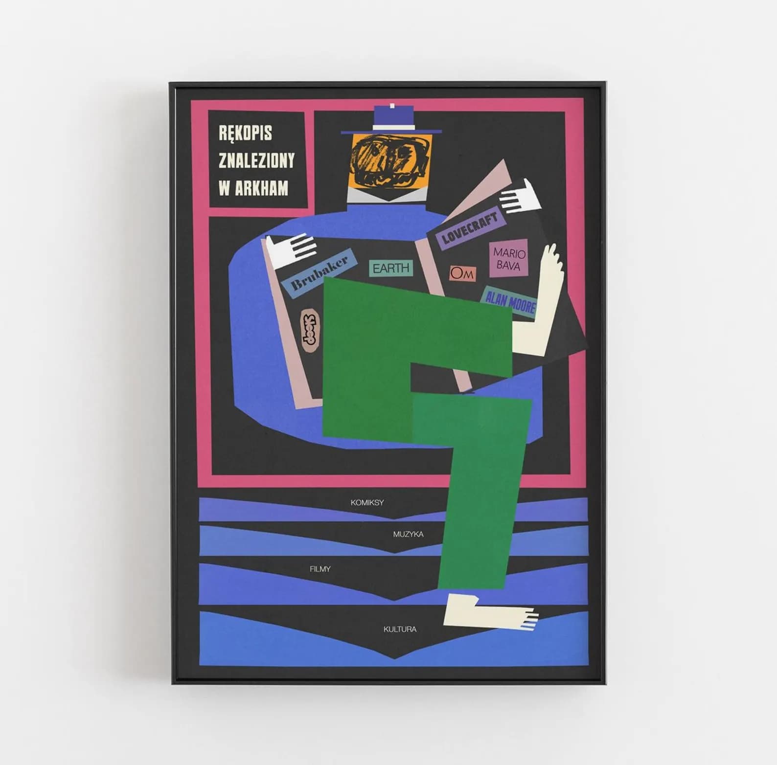 Plakat Rękopis znaleziony w Arkham, 50x70 cm, aut. J. Zasada, Jakub Zasada - 67127