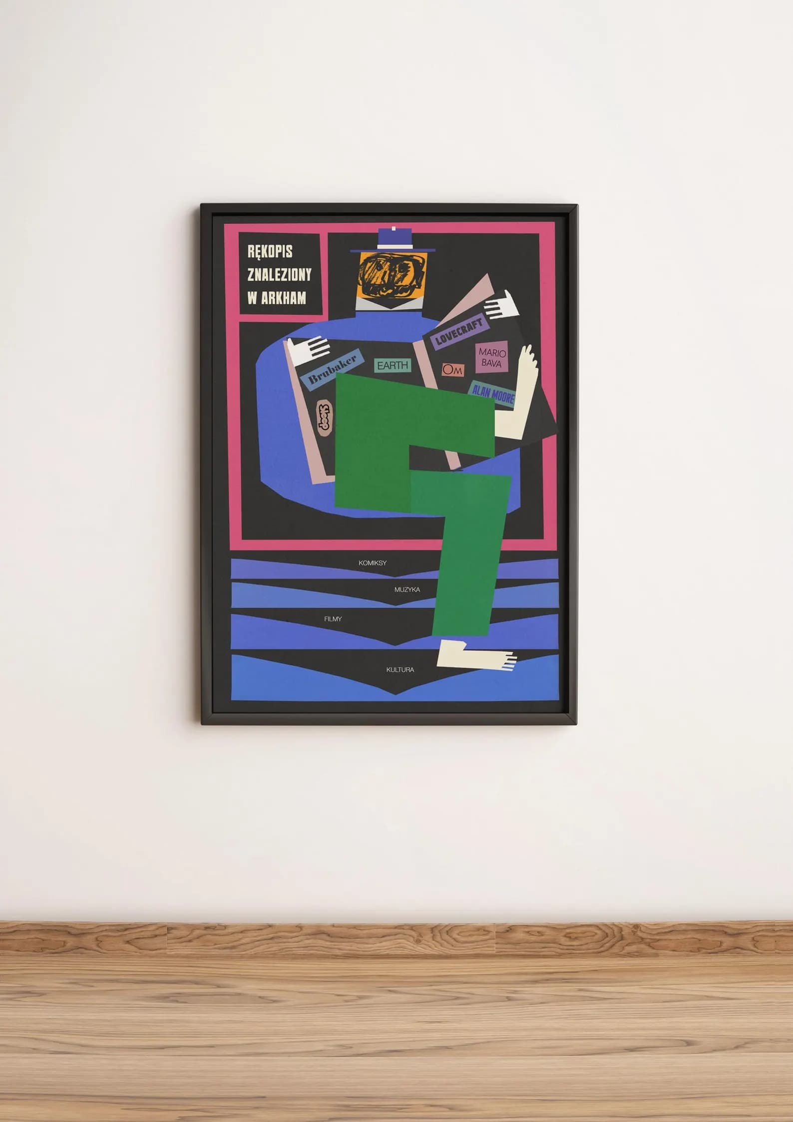 Plakat Rękopis znaleziony w Arkham, 50x70 cm, aut. J. Zasada, Jakub Zasada - 67123