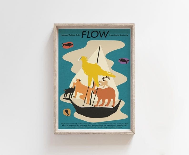 Plakat FLOW, 50x70 cm, aut. J. Zasada, Jakub Zasada - 67540