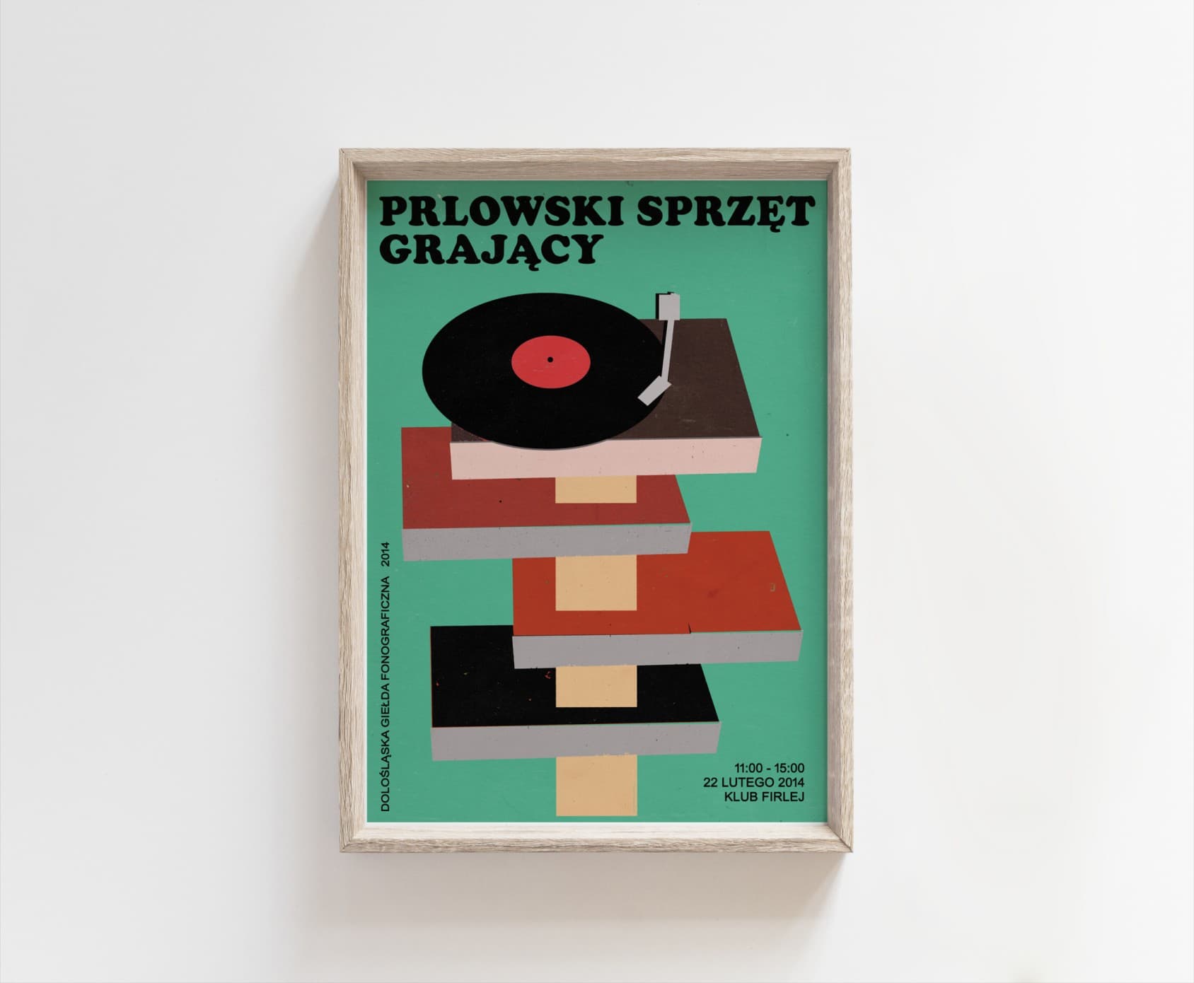 Plakat PRLowski sprzęt grający, 50x70 cm, aut. J. Zasada, Jakub Zasada - 67801