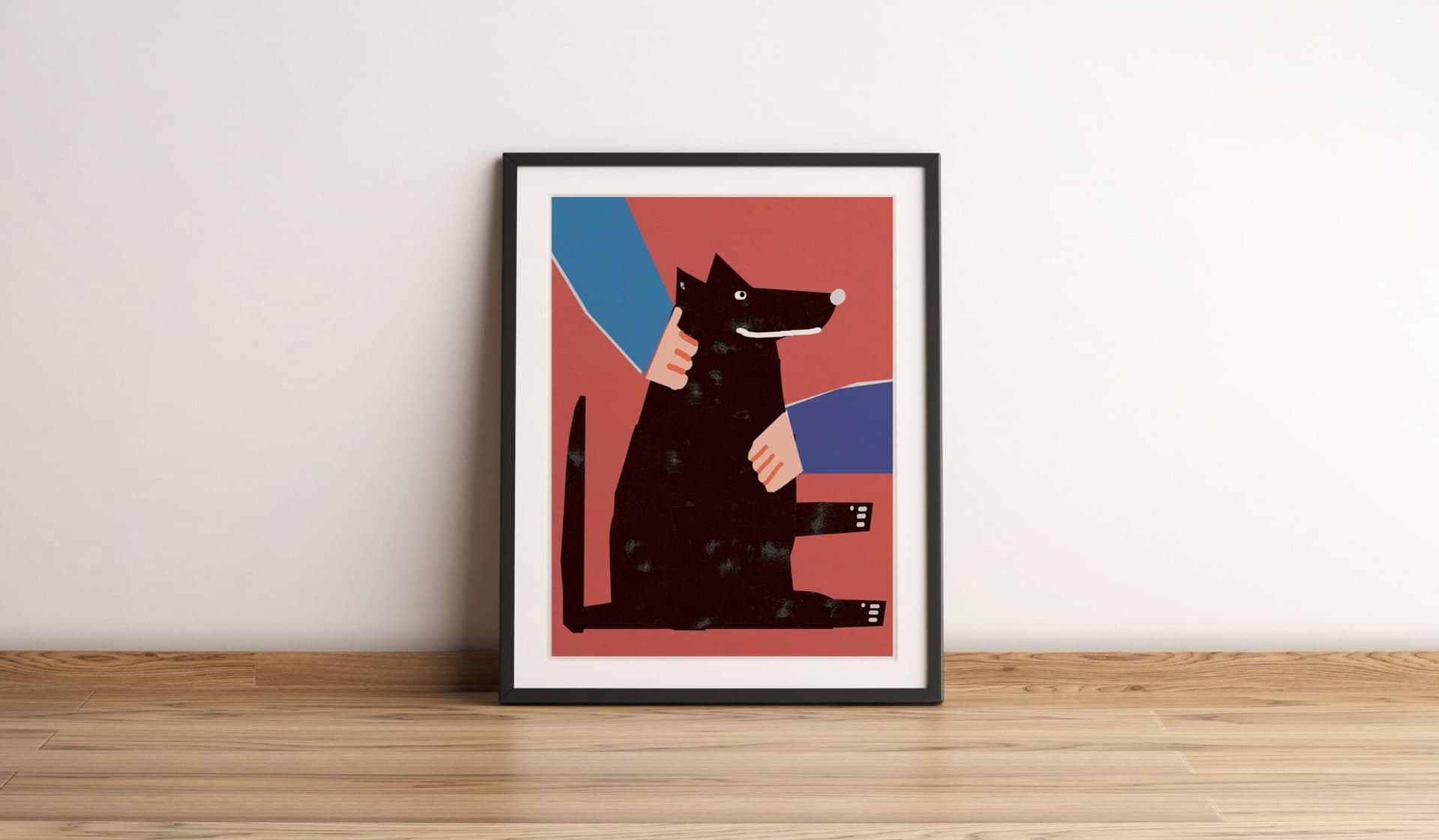 Plakat Pies lubi być głaskany, 30x40 cm, aut. J. Zasada, Jakub Zasada - 67792