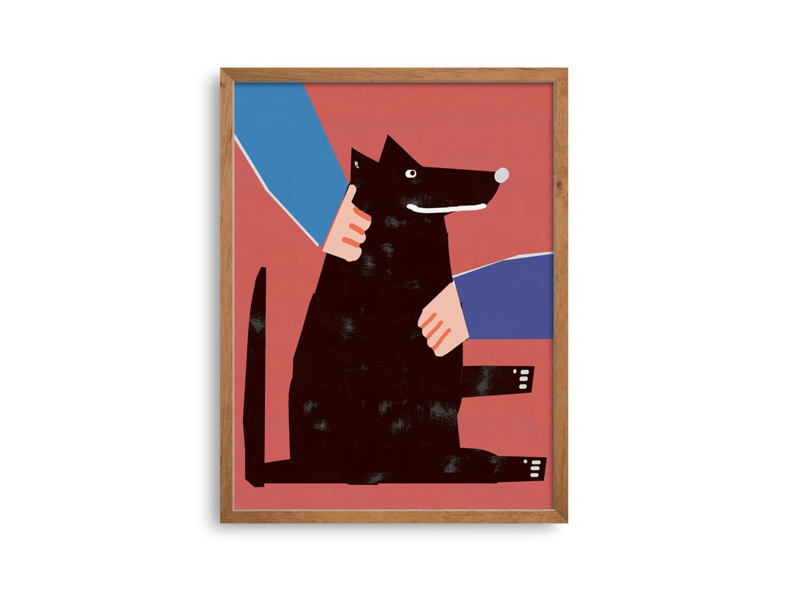 Plakat Pies lubi być głaskany, 30x40 cm, aut. J. Zasada, Jakub Zasada - 67790