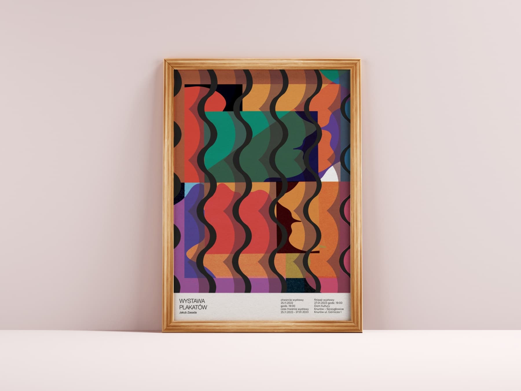 Poster Wystawa plakatów, Knurów, 25.11.2022, 50x70 cm, by J. Zasada, Jakub Zasada - 67680