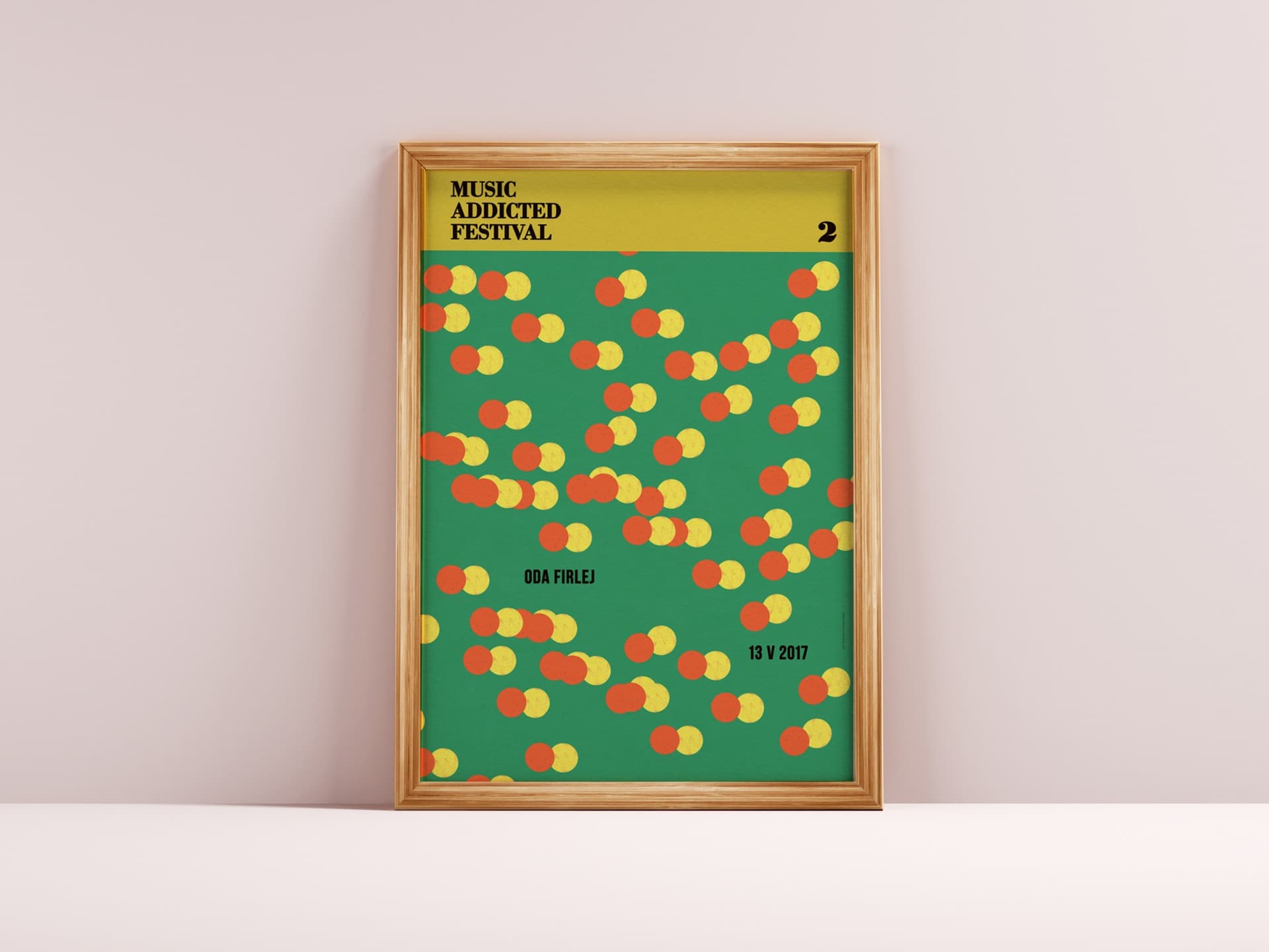 Plakat Music Addicted Festival 2, plakat koncertowy, 50x70 cm, aut. J. Zasada, Jakub Zasada - 68046