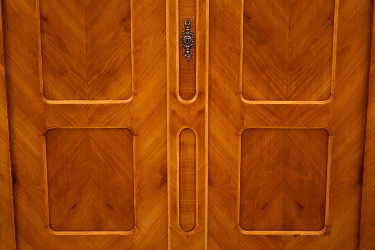 Złocisto-brązowa szafa barokowa, Francja, lata 90. XIX wieku - 191970